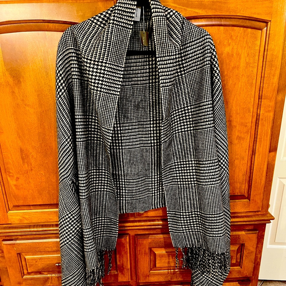 JCrew Wool poncho, one size.